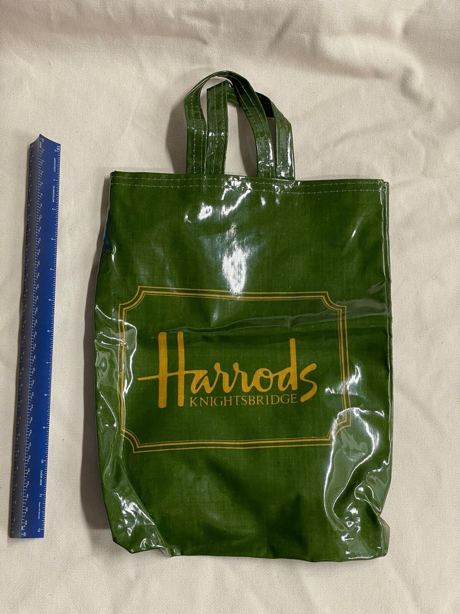 Harrods Knightsbridge Tote Bag PVC Green | eBay