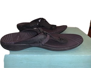 Merrell Pansy Black Women's Size 9 Flip Flops Slide Hiking Slipper Thong Sandals | eBay