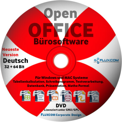 Open Office 2026 DVD Paket Textverarbeitung Schreibprogramm deutsch