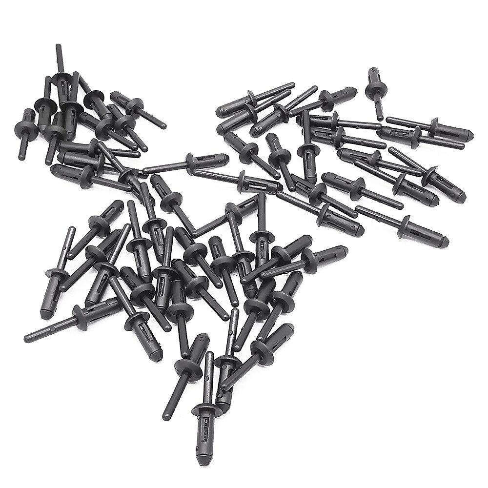 Mean Mug Auto 120x Nylon Plastic Blind Rivet 6.6mm Replaces GM VW 175 ...