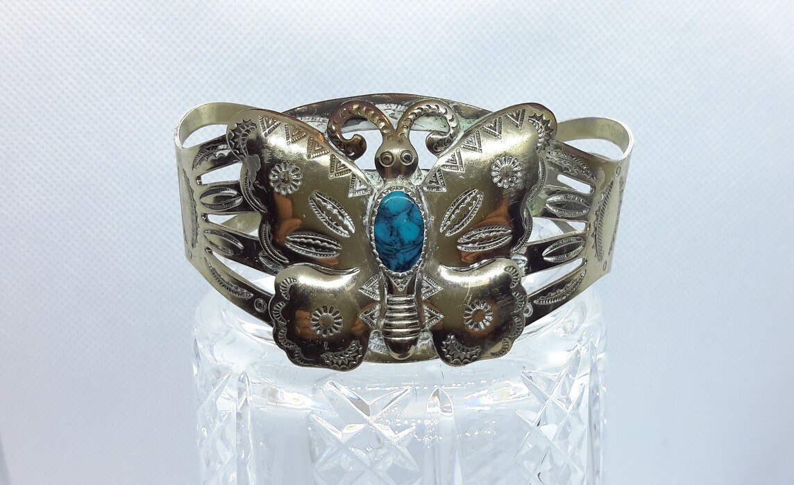 50'S Fred Harvey ナバホ BELL TRADING POST Bracelets: Bell Trading Post Bracelet, c.1930s