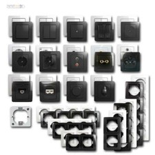 EKONOMIK Steckdosenprogramm Schalterprogramm Unterputz Serie, UP Schalter Rahmen