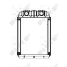 NRF 53671 Wärmetauscher Heizung Heizungskühler Innenraumheizung Fahrzeugheizung