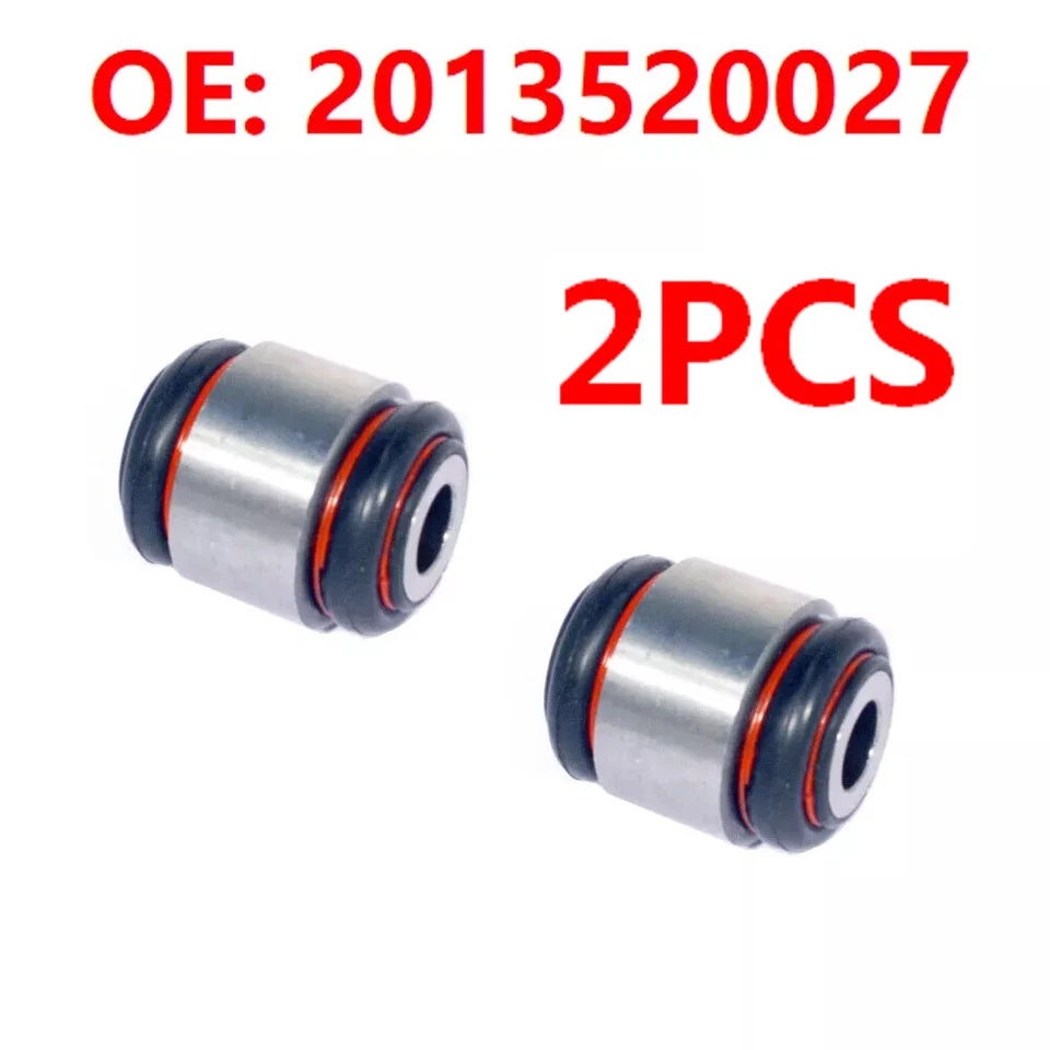 Buje de brazo de control trasero inferior exterior trasero de 2 piezas apto para Mercedes-Benz Stock de EE. UU. Foto 3 de 4