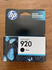 Genuine HP 920 Black Ink Cartridge OfficeJet 6000 6500 7000 7500 July 15