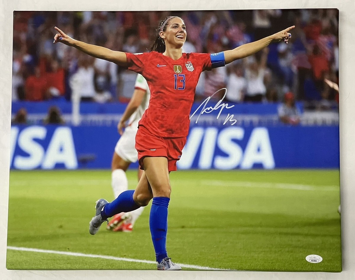 Alex Morgan Signed Autographed Team USA Women's Soccer 16x20