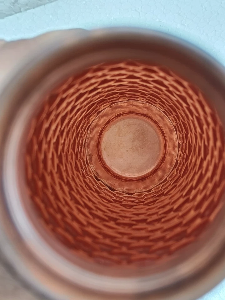 100% Pure Copper Water Bottle Handmade 32 Oz, Ayurvedic Health Benefit FAST SHIP - Image 3 of 4