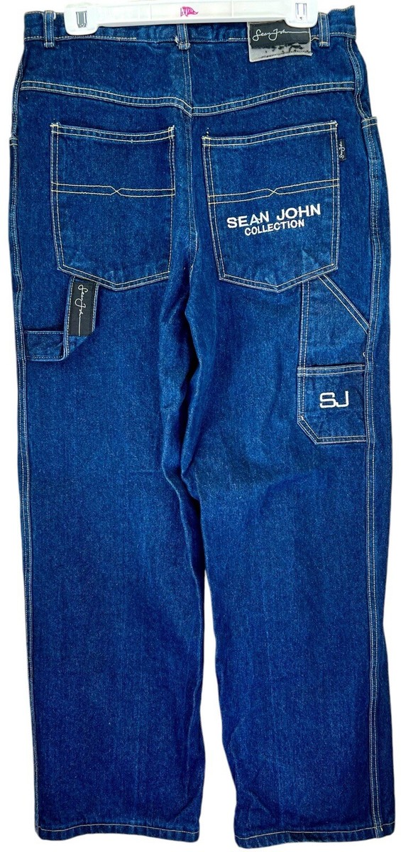 Vintage Y2K Sean John Jeans Mens 36x32 Denim Carpenter Baggy Skate