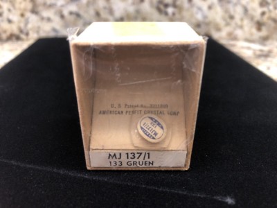 Estate E NOS 50s American Perfit Crystal Corp MJ 137/1 133 Gruen