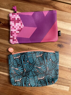 Women Makeup Bag Cosmetic Bag Travel Size from IPSY Zippered Makeup Bag Set Of 2