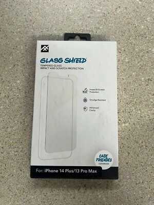iFrogz Glass Shield Screen Protector for iPhone 14 Plus New Open Damage Package