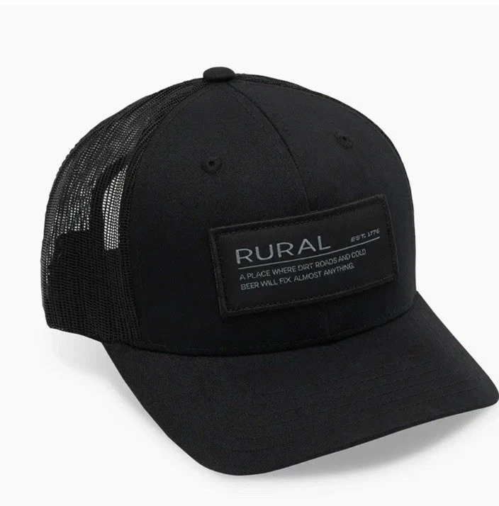 Rural Cloth Men's Adjustable Snapback Trucker Cap America Rural Definition Hat
Opens in a new window