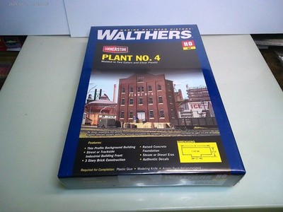 H0 Walthers Cornerstone  Plant No. 4  Backgroundbuilding