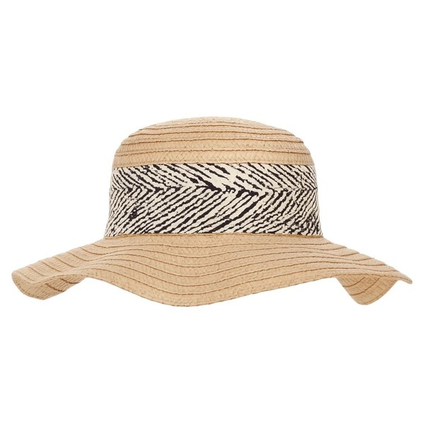 i-Smalls Women's Wide Brim Straw Sun Hat with Cute Band - Foldable Floppy Beach