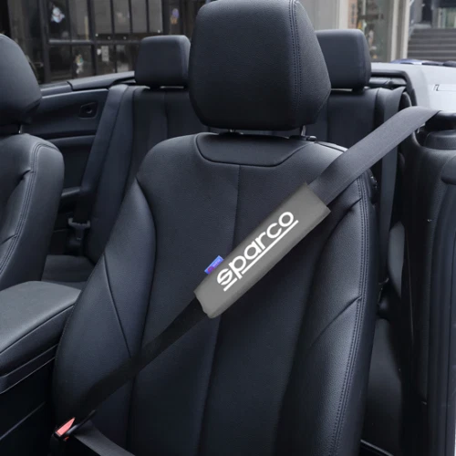 SPARCO SEAT BELT PADS GREY – STYLISH & COMFORTABLE, FITS ALL VEHICLES - Image 4 of 4
