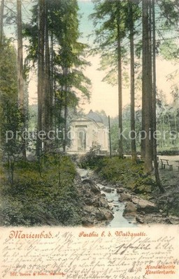 Mariánské Lázně Czech Republic Bohemia lot at the forest spring