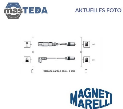 941318111270 ZÜNDLEITUNGSSATZ ZÜNDKABEL MAGNETI MARELLI FÜR VW PASSAT 1.6