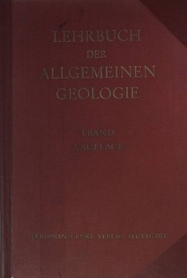 Lehrbuch der allgemeinen Geologie: BAND I: Festland - Meer. Brinkmann, Roland: