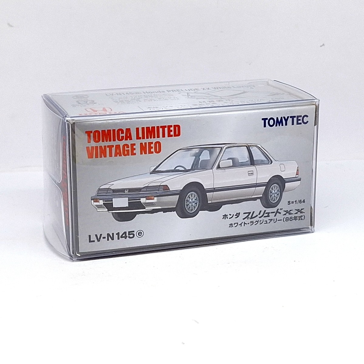 Tomica Limited Vintage NEO LV-N145e Honda Prelude XX White Luxury