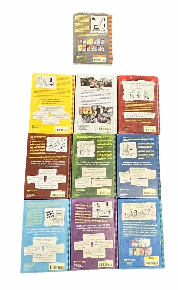 Дневник слабака лот из 10 книг в твердом переплете + 1 книга в мягкой обложке Jeff Kinney Kids - Изображение 2 из 4