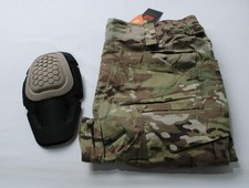 Krydex Tactical Mens Combat Pants W/Knee Pads Uniform Trousers AP2 Camo Size 38W