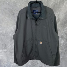 Carhartt Super Dux Jacket Mens XL Softshell Full Zip Stretch Workwear Gray