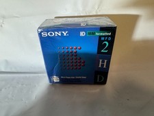 SONY Micro 3.5" Floppy Disc Double Sided IBM Formatted MFD-2HD 10 Pack -NEW - 1D