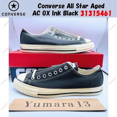 Converse All Star Aged AC OX Ink Black 31315461 Men's Size