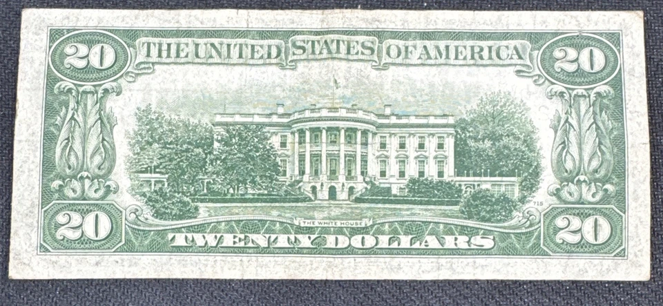 1950 $20 Federal Reserve Note * STAR NOTE * Replacement New York FR 2059B* - Image 2 of 2