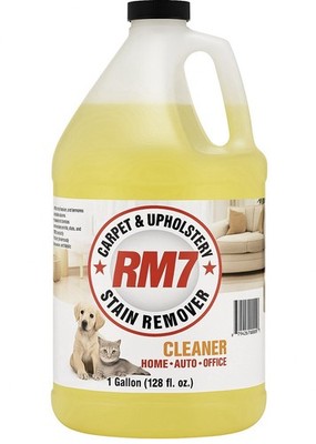 RM7 Carpet & Upholstery Stain Remover Cleaner   1 Gallon (128 fl oz)