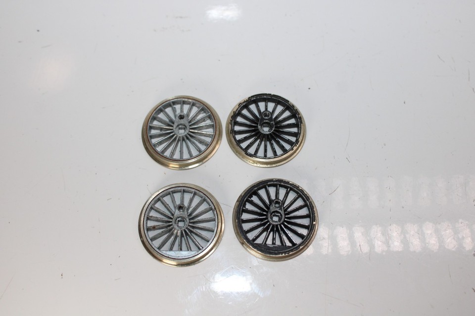 Loco Rims 4mm Romford Loco Driving Wheels 4 x 24mm 18 Spoke - All Insulated | eBay UK