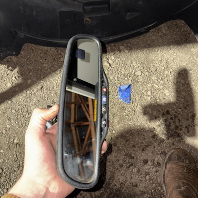 2003-2006 Silverado Sierra Tahoe Yukon Rear View Mirror Auto Dim Compass Temp 