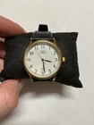 Mint Vintage Gold Timex Indiglo F3 White Dial Men's Quartz Dress Watch New Batt