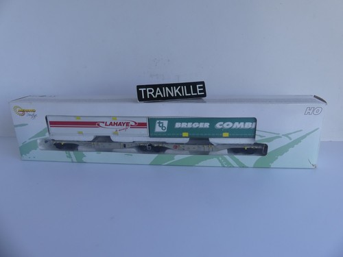 58637 MEHANO HO WAGON SGGMRSS 90 + CAISSES MOBILES LAHAYE ET BREGER COMBI | Condition: Occasion