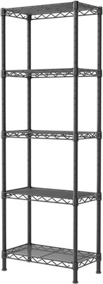 Metal Shelves Wire Shelving：Storage Rack Standing Units Shelf for Kitchen Laundr