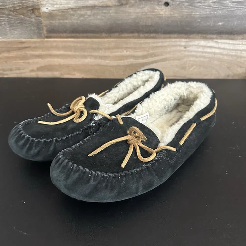 Mocassino UGG donna Dakota 5612 nero scamosciato mocassino slip on taglia 10