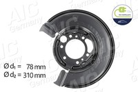 AIC Ankerblech Spritzblech Bremsscheibe Hinten Rechts FüR Mercedes VW Sprinter
