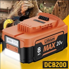 1Pack For DeWalt 20V 20 Volt Max XR 8.0AH Lithium Ion Battery DCB206-2 DCB205-2