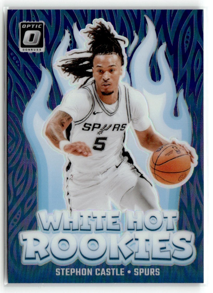 2024-25 Donruss Optic #6 Stephon Castle White Hot Rookies Purple