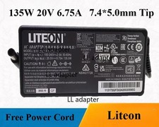 Genuine Liteon 20V 6.75A 135W AC Adapter PA-1131-72 Power Supply 7.4mm Chagrer