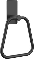 Towel Holder for Bathroom Wall Matte Black Ring Stainless Steel