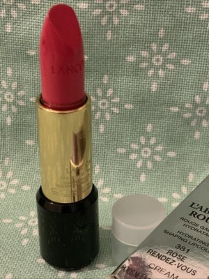   LANCOME L ABSOLU ROUGE 381 ROSE RENDEZVOUS-VOUS Bright Pink Red Cream Rare