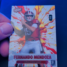 Wild Card Splat 2026 Football Fernando Mendoza #FM   1/2 Serial Numbered