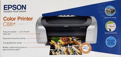 New Epson Stylus Photo C88+ Digital Colour Inkjet Printer OEM Sealed