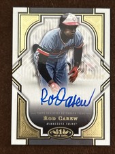 2023-24 Topps Tier One /149 Rod Carew On Card Auto