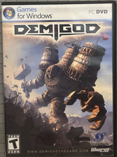 Demigod - PC – DVD Case • Disc + Manual/ Key Code • Complete • Gas Powered Games