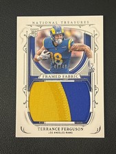 Terrance Ferguson 2025 Panini National Treasures Rookie Framed Fabric Jersey /49