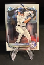 2025 Bowman Draft #BDC-178 Sean Gamble 1st Bowman Chrome Kansas City Royals