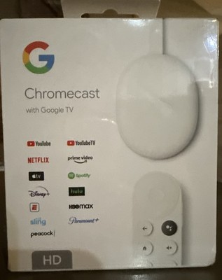Google Chromecast (4th Gen) Media Streamer - GA03131-US - New- FREE SHIPPING