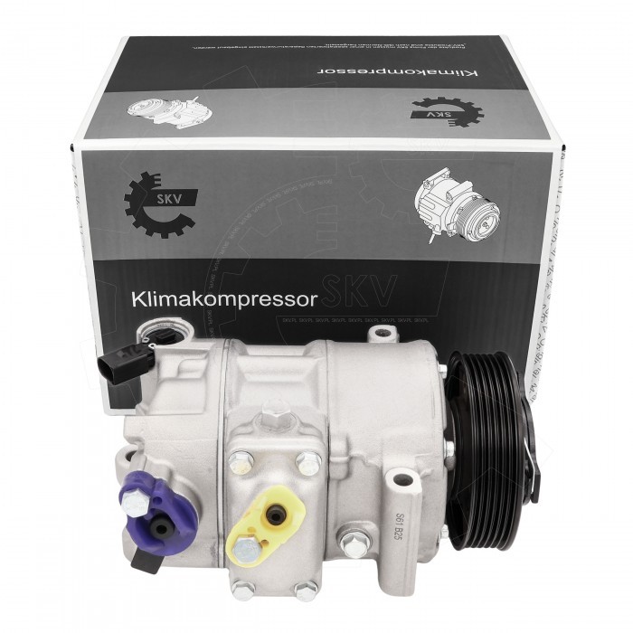 Compresseur de clim pour VW Audi Seat Skoda 1K0260859F en aluminium robuste